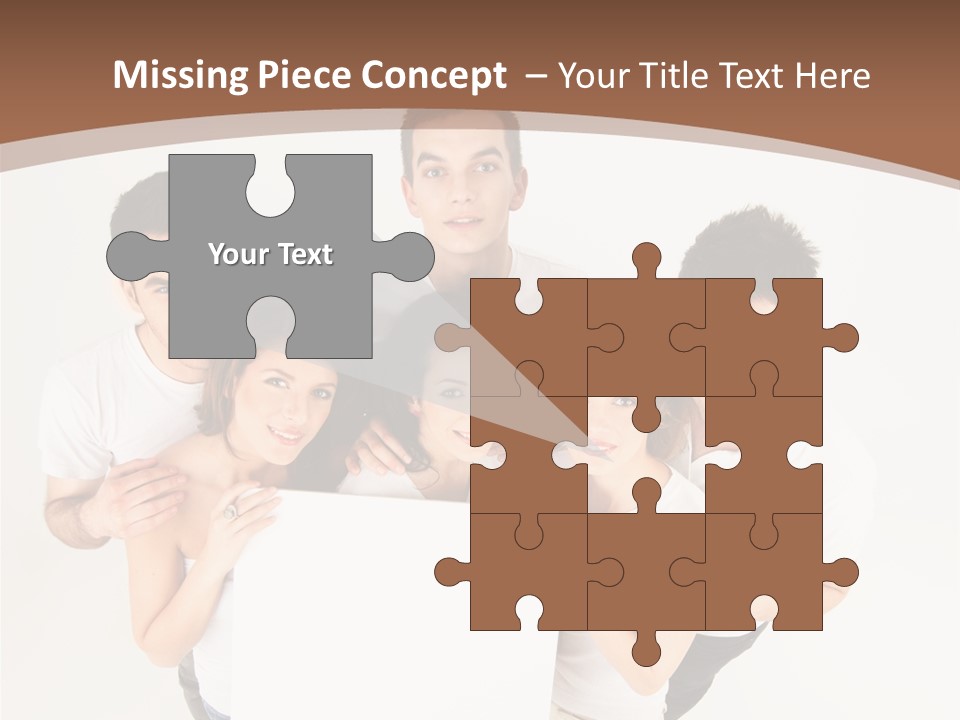 Male Young Advertise PowerPoint Template