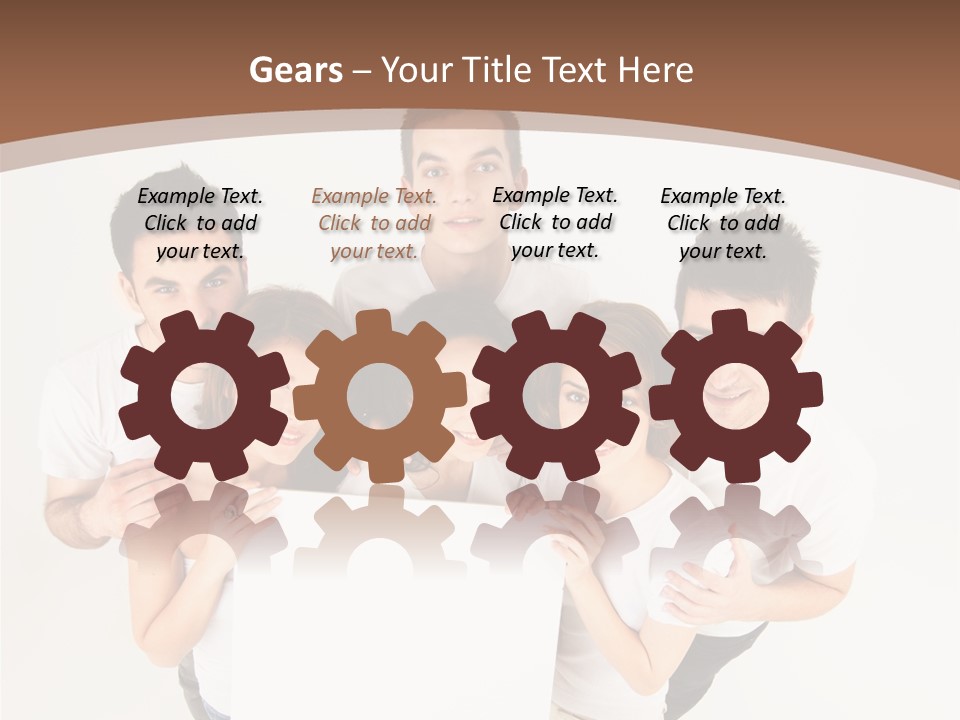 Male Young Advertise PowerPoint Template