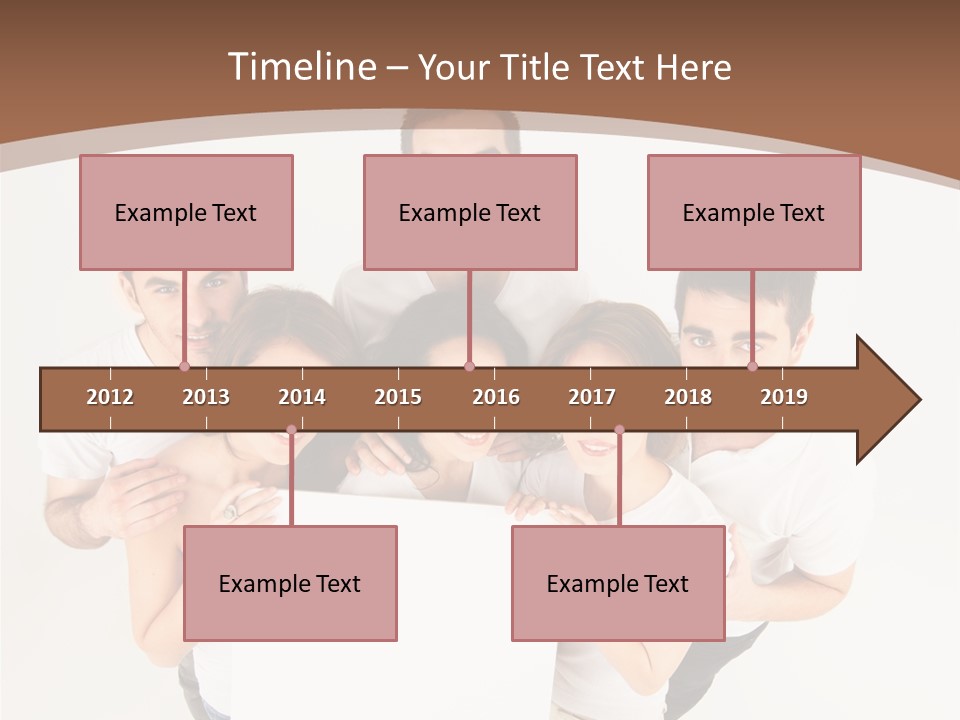 Male Young Advertise PowerPoint Template