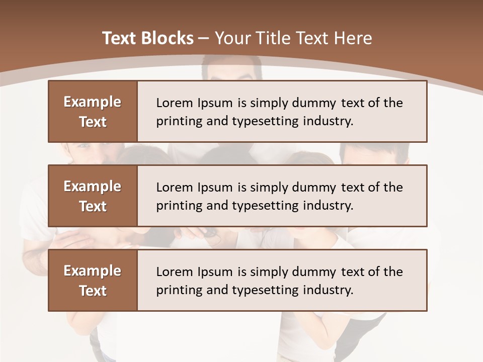 Male Young Advertise PowerPoint Template