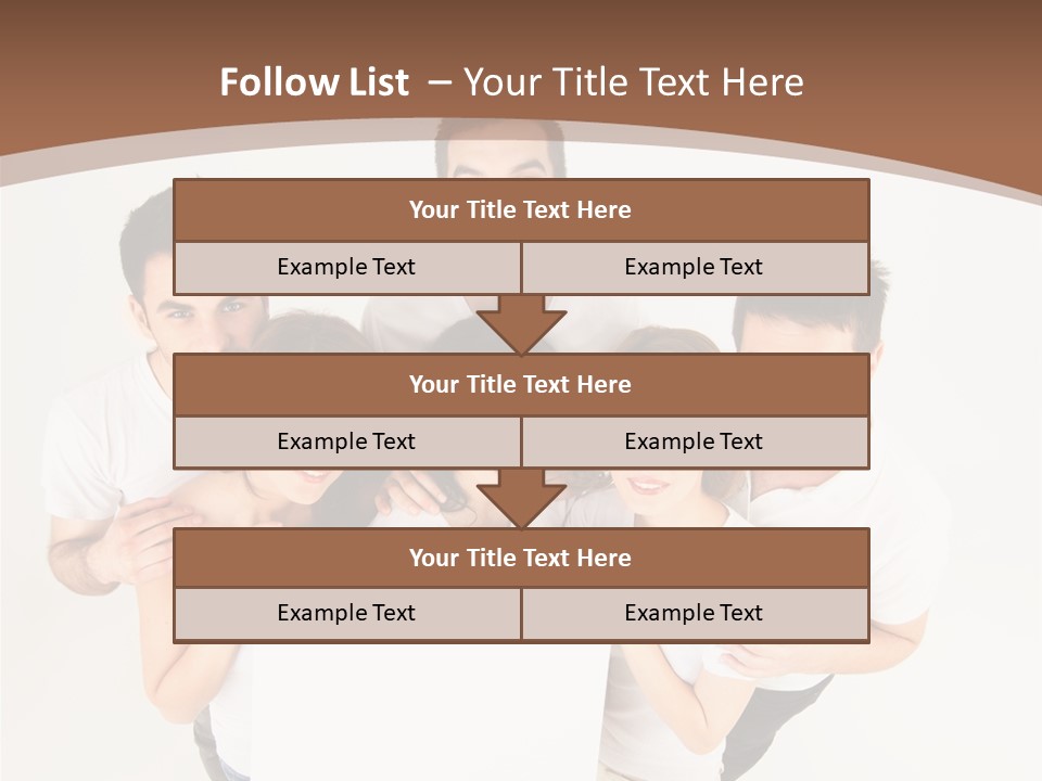 Male Young Advertise PowerPoint Template