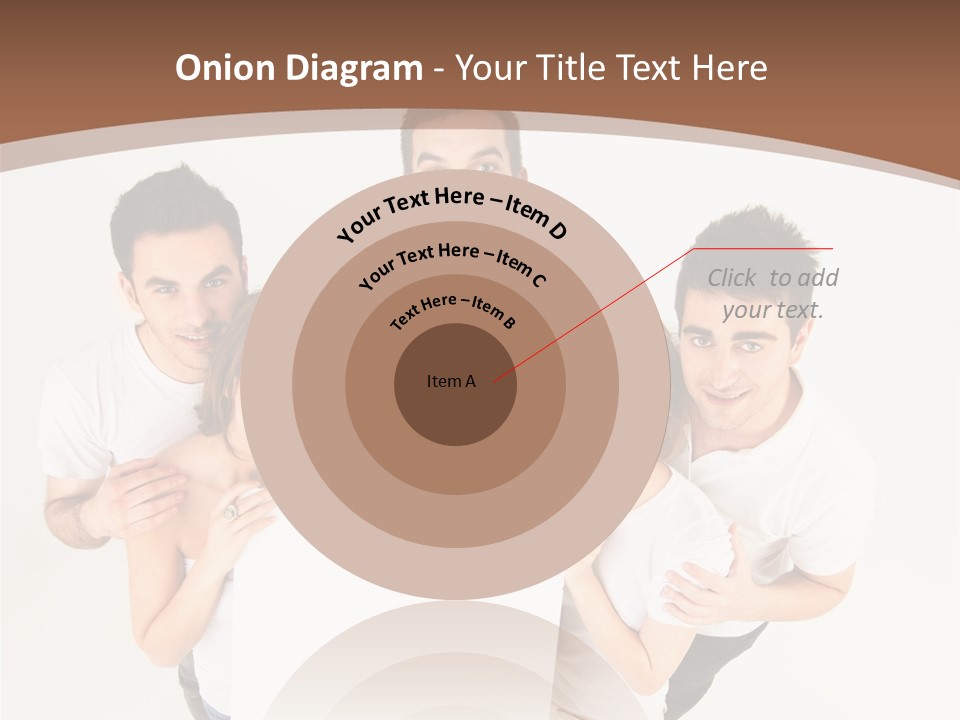 Male Young Advertise PowerPoint Template