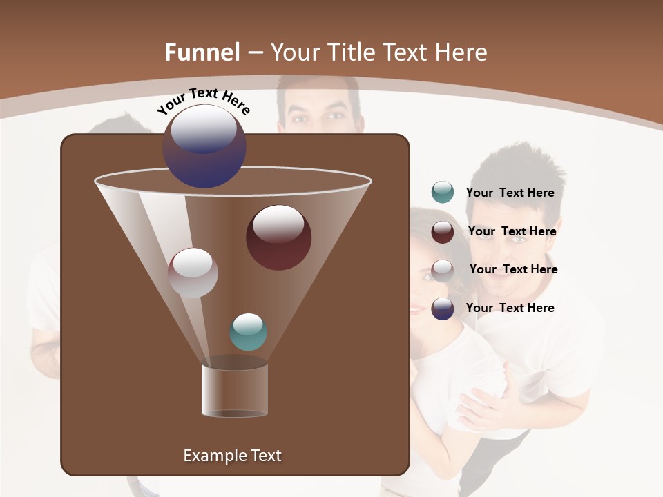 Male Young Advertise PowerPoint Template