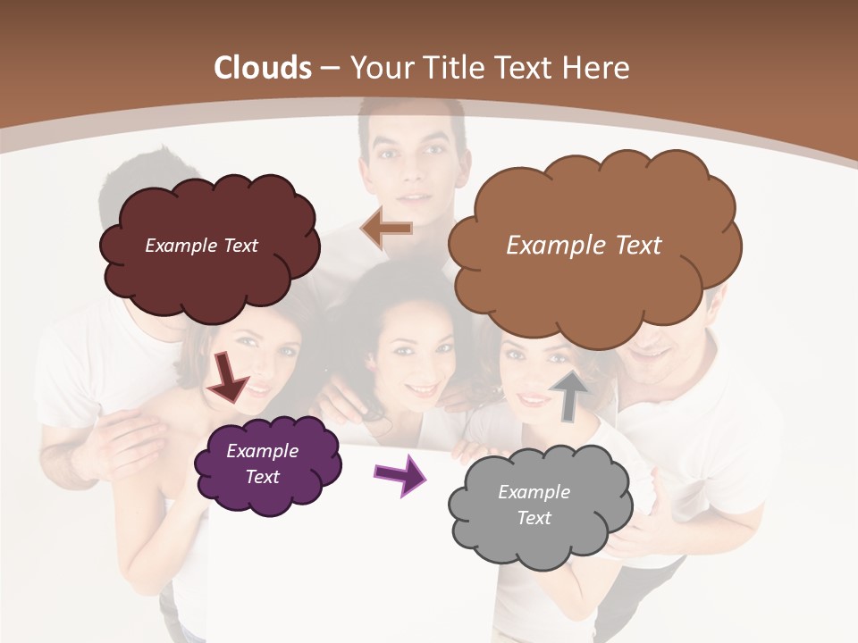 Male Young Advertise PowerPoint Template