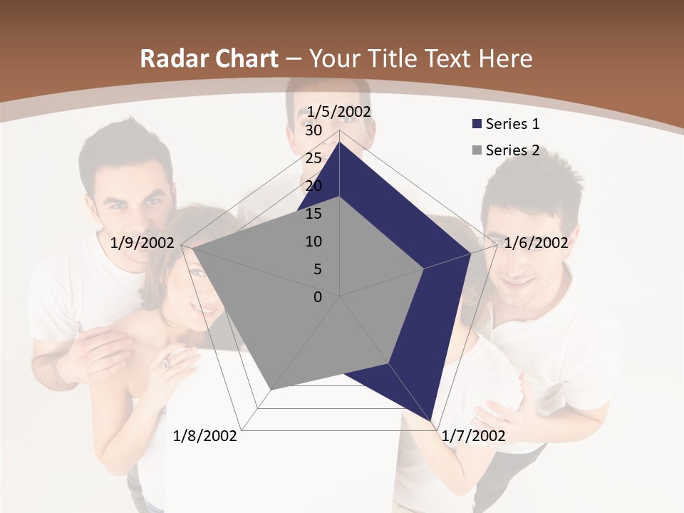Male Young Advertise PowerPoint Template