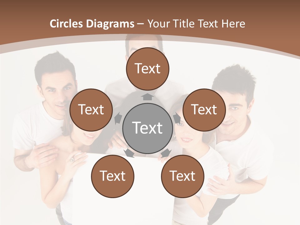 Male Young Advertise PowerPoint Template