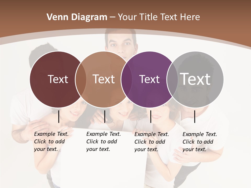 Male Young Advertise PowerPoint Template