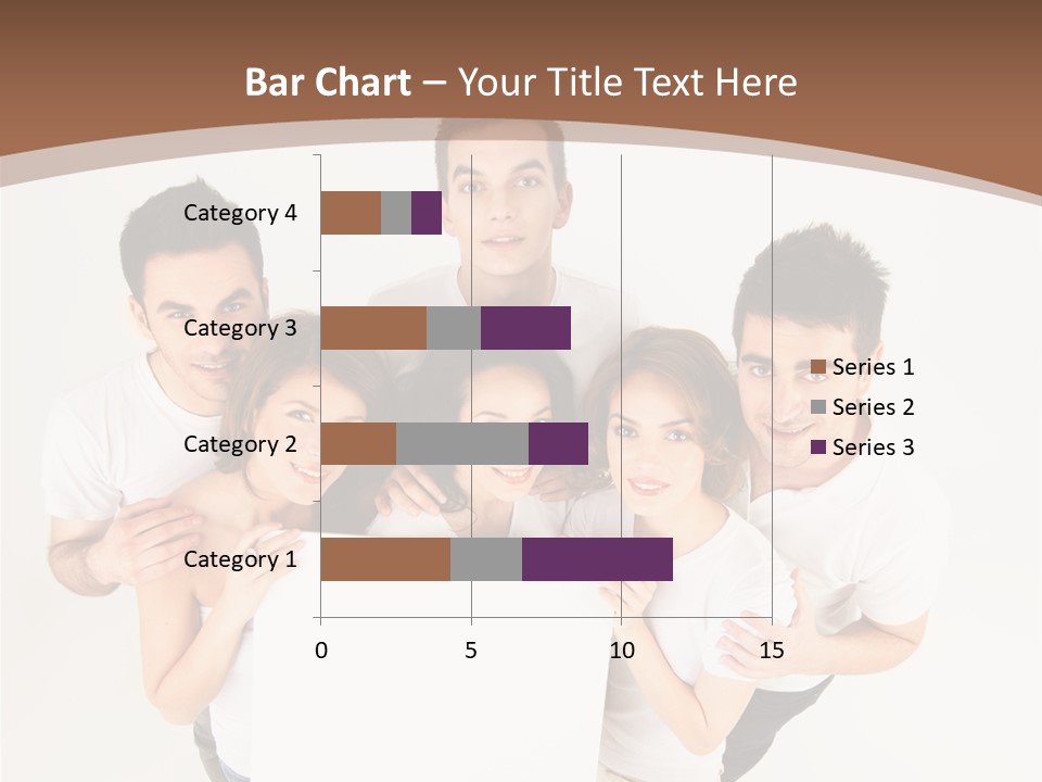Male Young Advertise PowerPoint Template