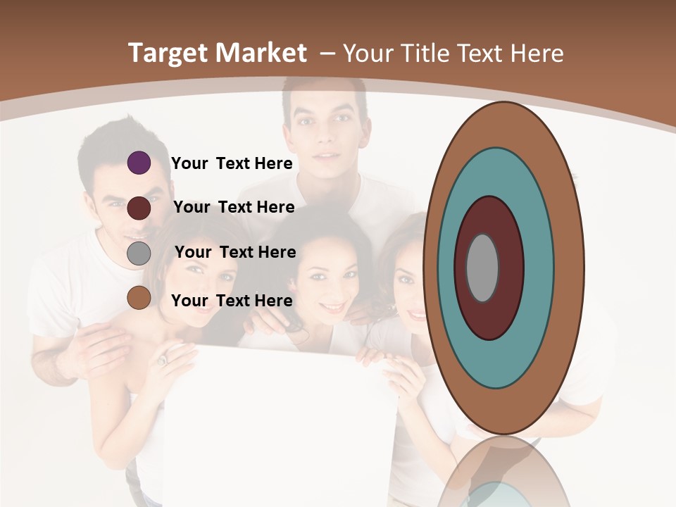 Male Young Advertise PowerPoint Template