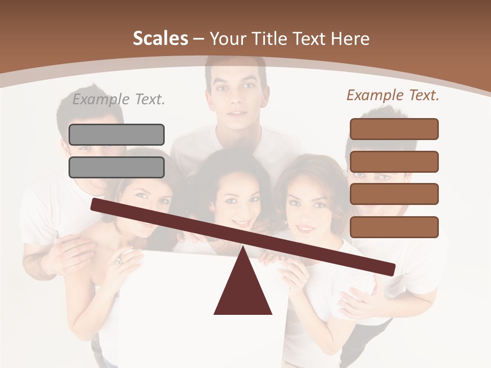 Male Young Advertise PowerPoint Template