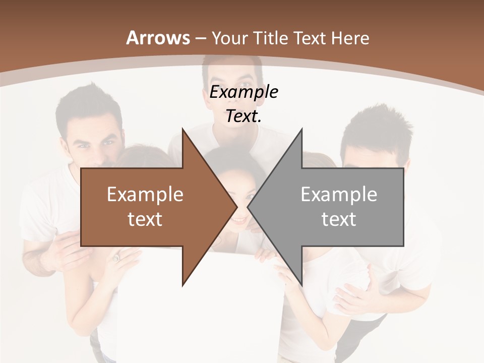 Male Young Advertise PowerPoint Template