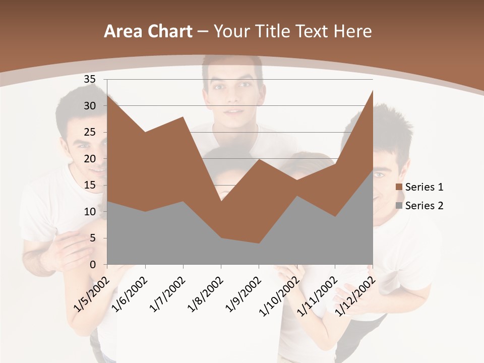 Male Young Advertise PowerPoint Template