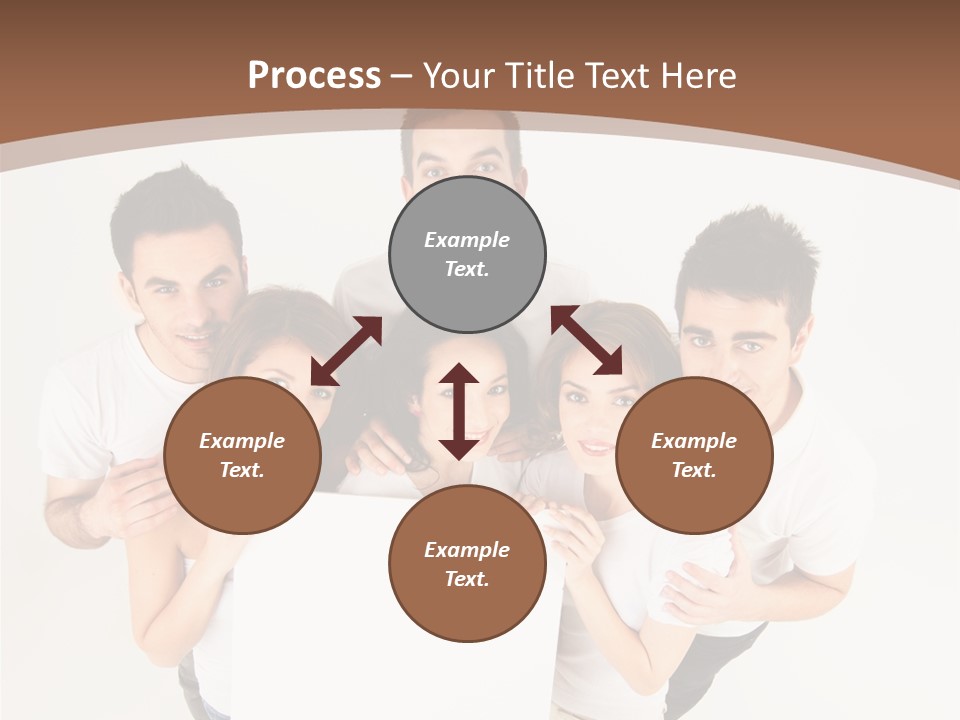 Male Young Advertise PowerPoint Template