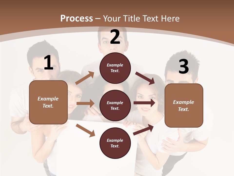 Male Young Advertise PowerPoint Template