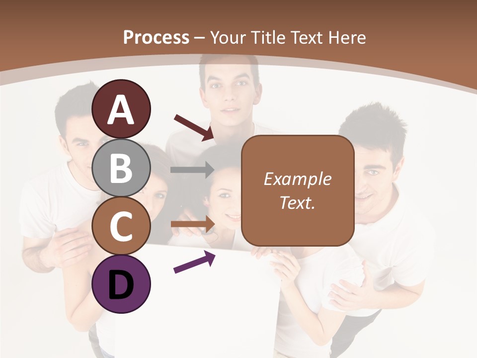 Male Young Advertise PowerPoint Template