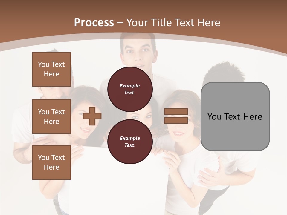 Male Young Advertise PowerPoint Template