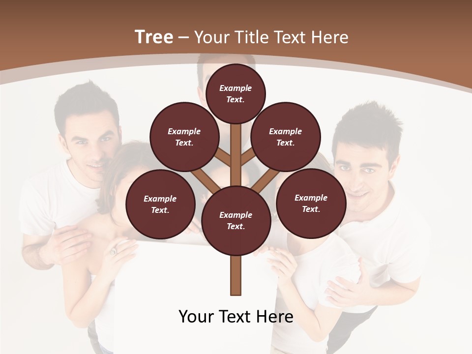 Male Young Advertise PowerPoint Template