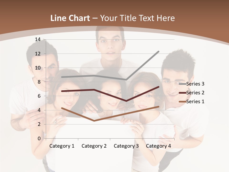 Male Young Advertise PowerPoint Template