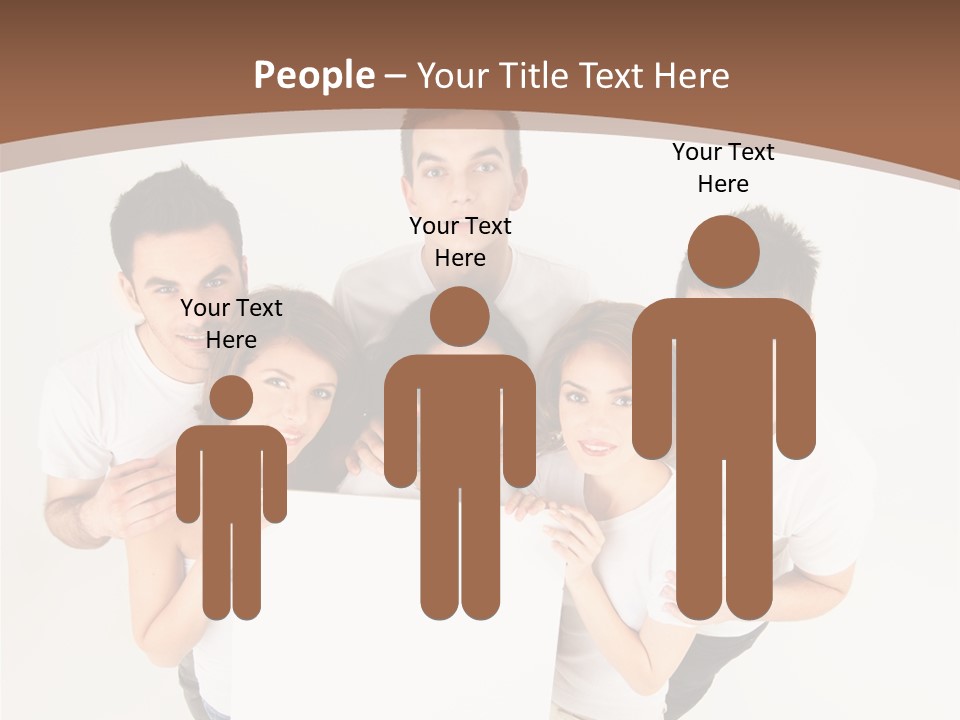 Male Young Advertise PowerPoint Template