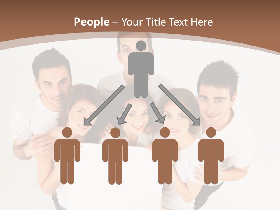 Male Young Advertise PowerPoint Template