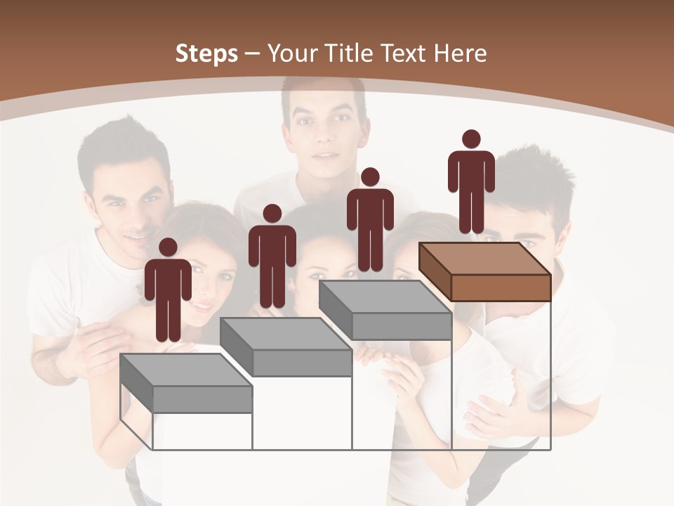 Male Young Advertise PowerPoint Template