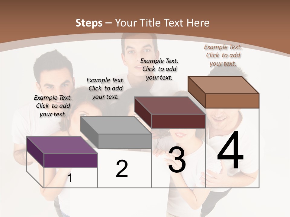 Male Young Advertise PowerPoint Template