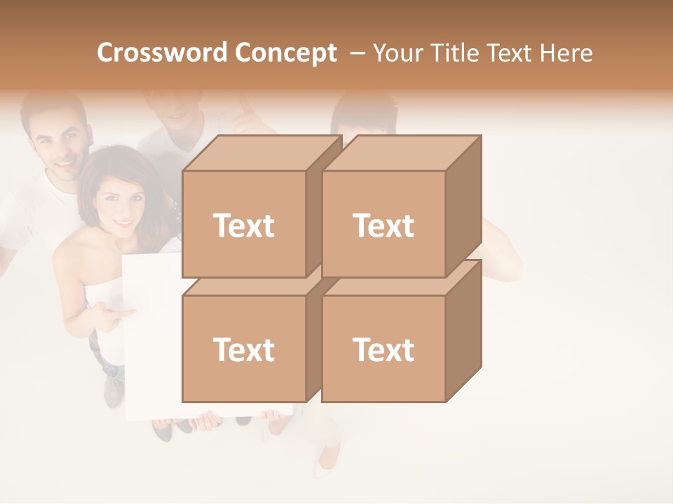 Copyspace Male Edge PowerPoint Template