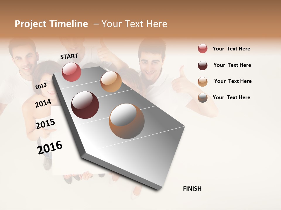 Copyspace Male Edge PowerPoint Template