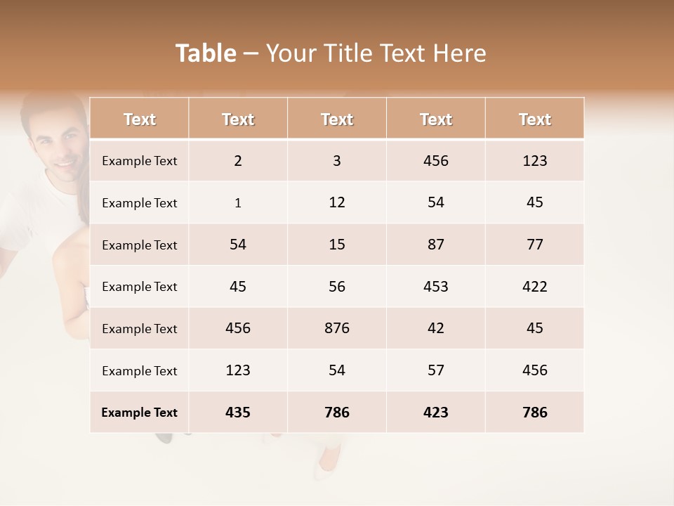 Copyspace Male Edge PowerPoint Template