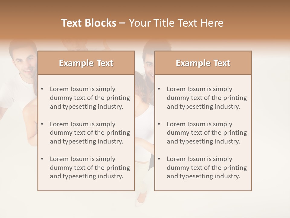Copyspace Male Edge PowerPoint Template