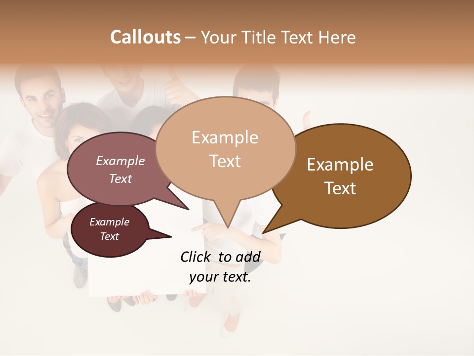 Copyspace Male Edge PowerPoint Template