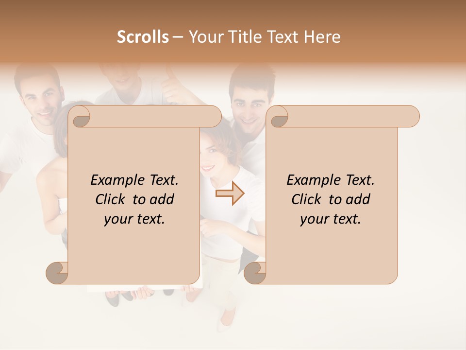 Copyspace Male Edge PowerPoint Template
