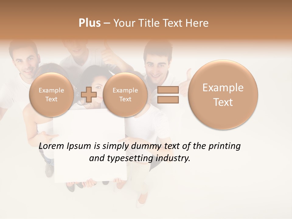 Copyspace Male Edge PowerPoint Template