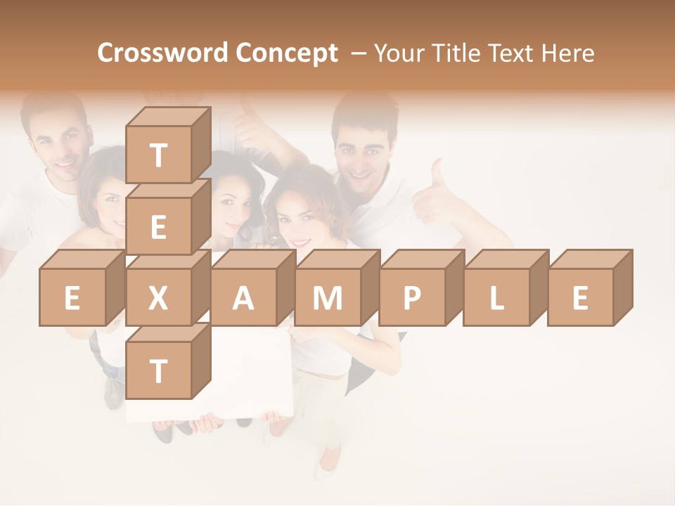 Copyspace Male Edge PowerPoint Template