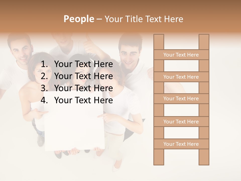 Copyspace Male Edge PowerPoint Template