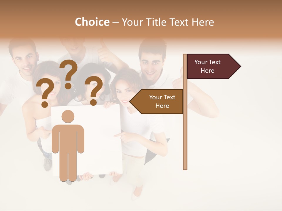 Copyspace Male Edge PowerPoint Template