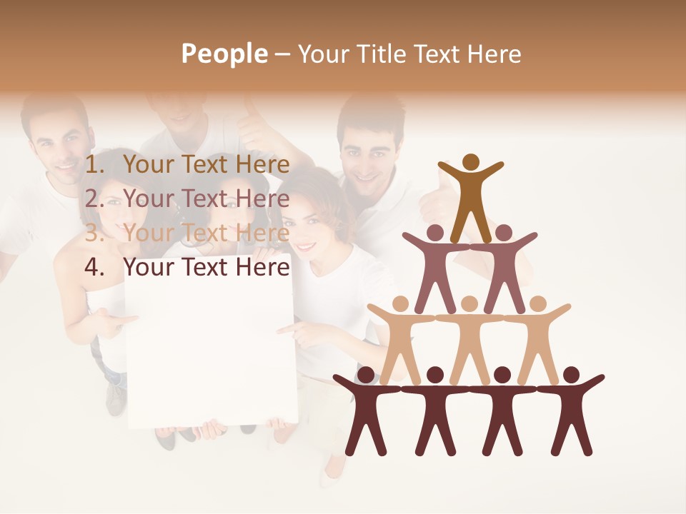 Copyspace Male Edge PowerPoint Template