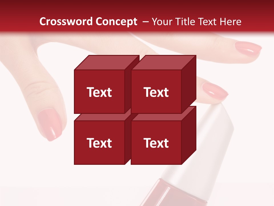 Luxury Purity Fingernail PowerPoint Template