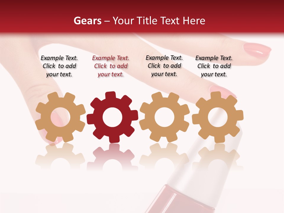 Luxury Purity Fingernail PowerPoint Template