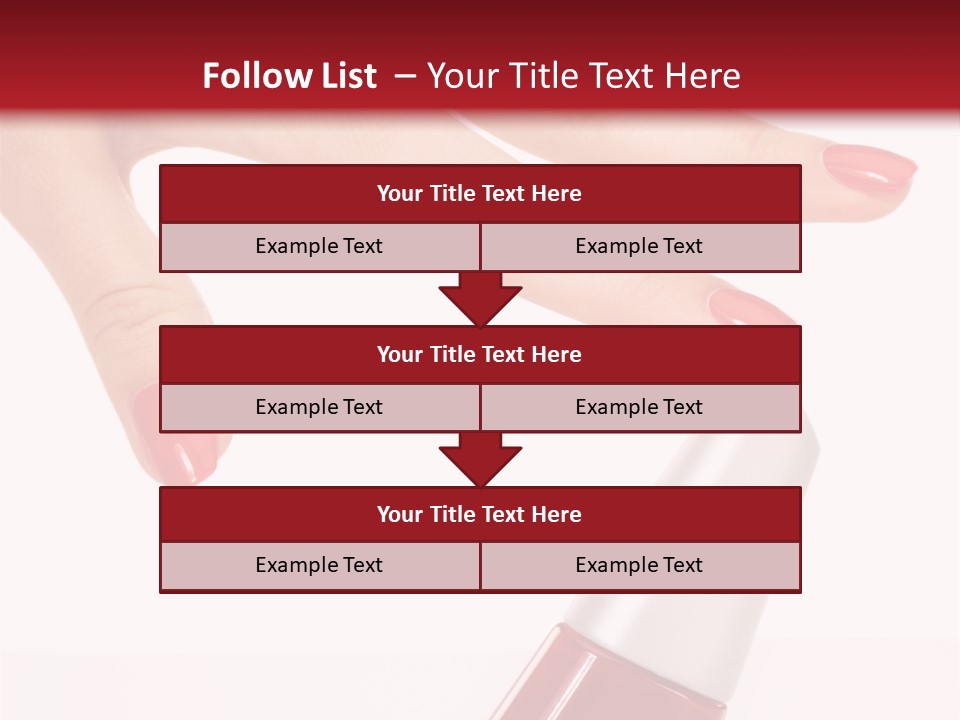 Luxury Purity Fingernail PowerPoint Template