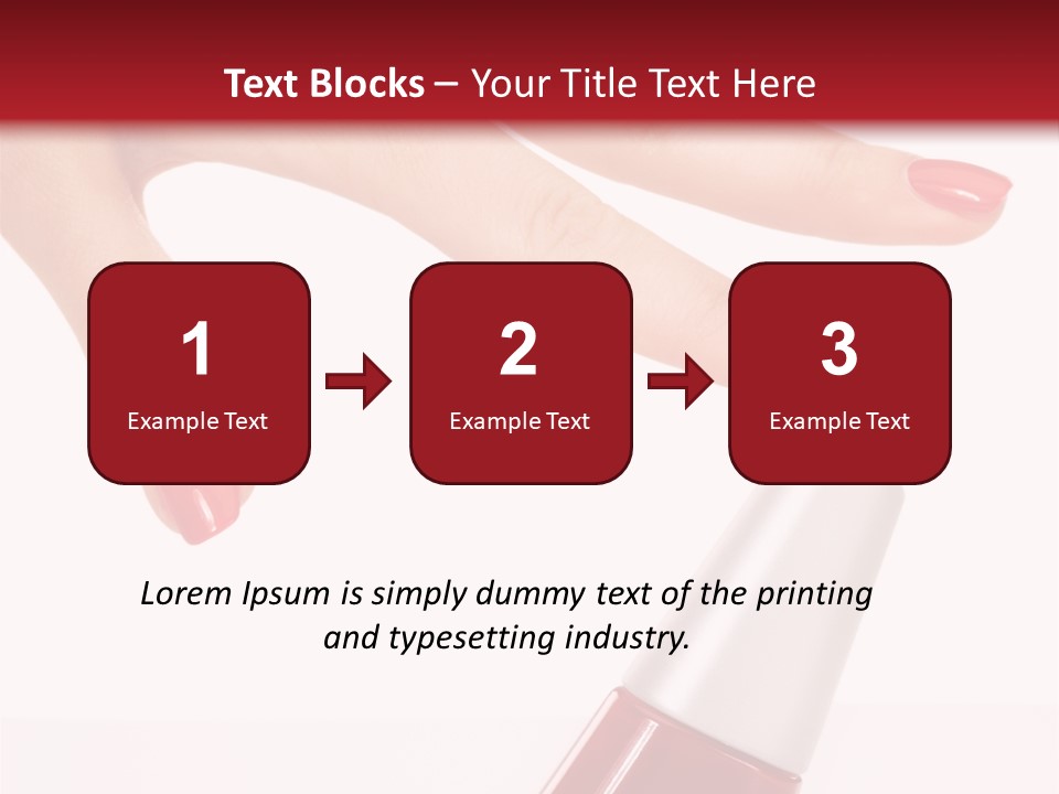 Luxury Purity Fingernail PowerPoint Template