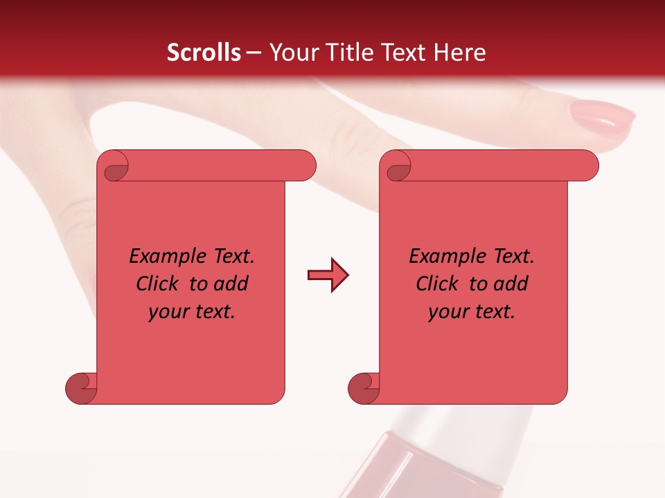 Luxury Purity Fingernail PowerPoint Template