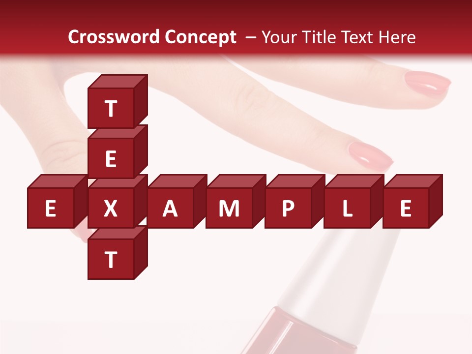 Luxury Purity Fingernail PowerPoint Template