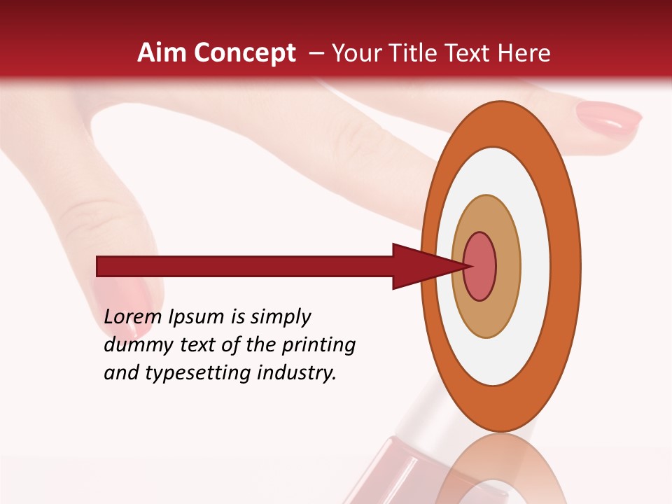 Luxury Purity Fingernail PowerPoint Template