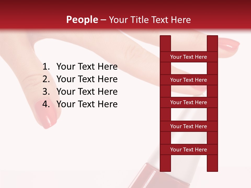 Luxury Purity Fingernail PowerPoint Template