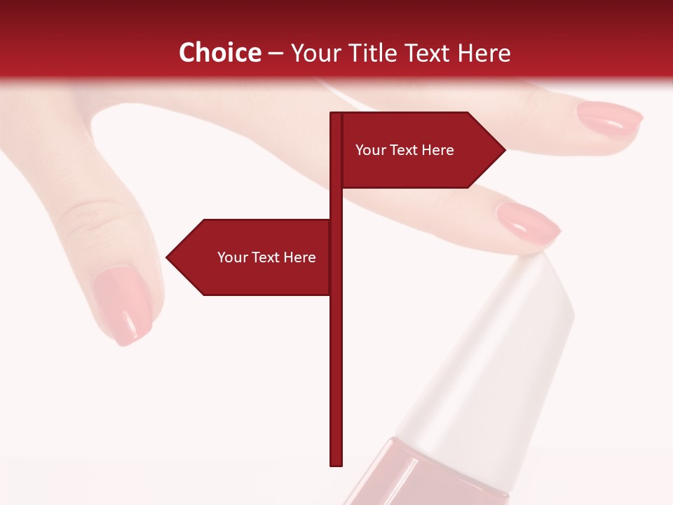 Luxury Purity Fingernail PowerPoint Template