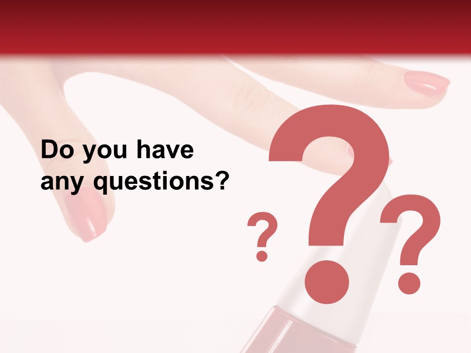 Luxury Purity Fingernail PowerPoint Template