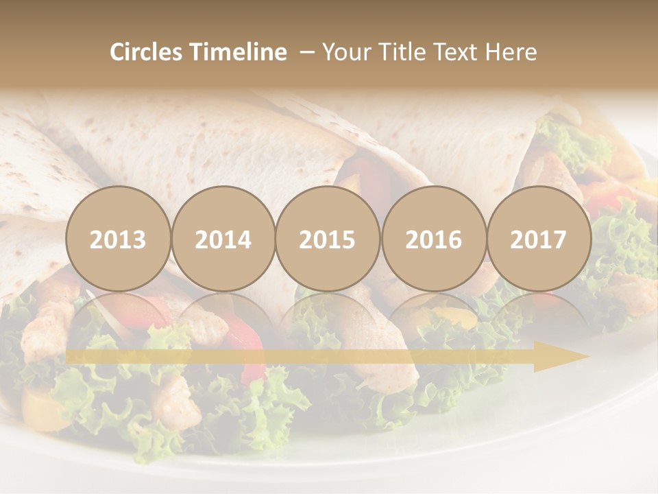 White Food Fast Food PowerPoint Template