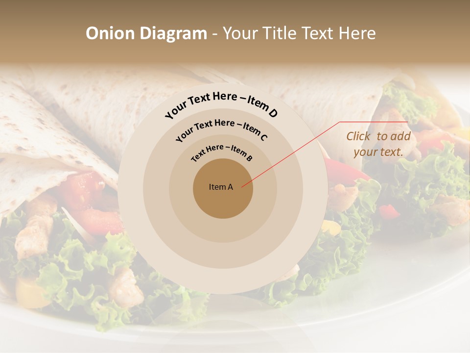 White Food Fast Food PowerPoint Template