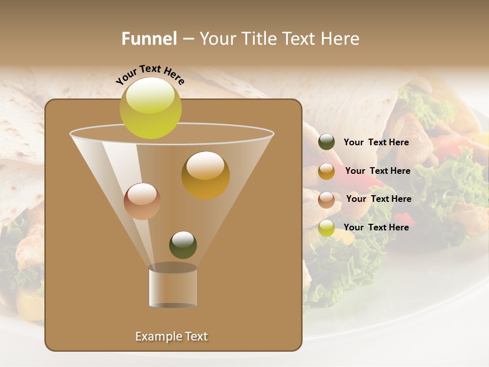 White Food Fast Food PowerPoint Template